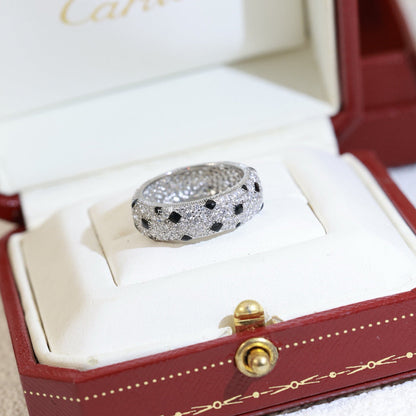 [ELAN LUXE]PANTHERE SPOTTED FULL DIAMOND RING