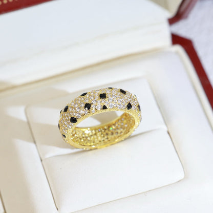 [ELAN LUXE]PANTHERE SPOTTED FULL DIAMOND RING