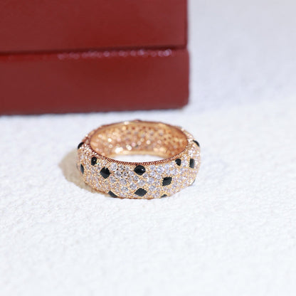 [ELAN LUXE]PANTHERE SPOTTED FULL DIAMOND RING