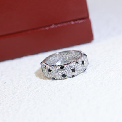 [ELAN LUXE]PANTHERE SPOTTED FULL DIAMOND RING