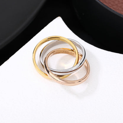 [ELAN LUXE] TRINITY 3.2MM RING COLLECTION