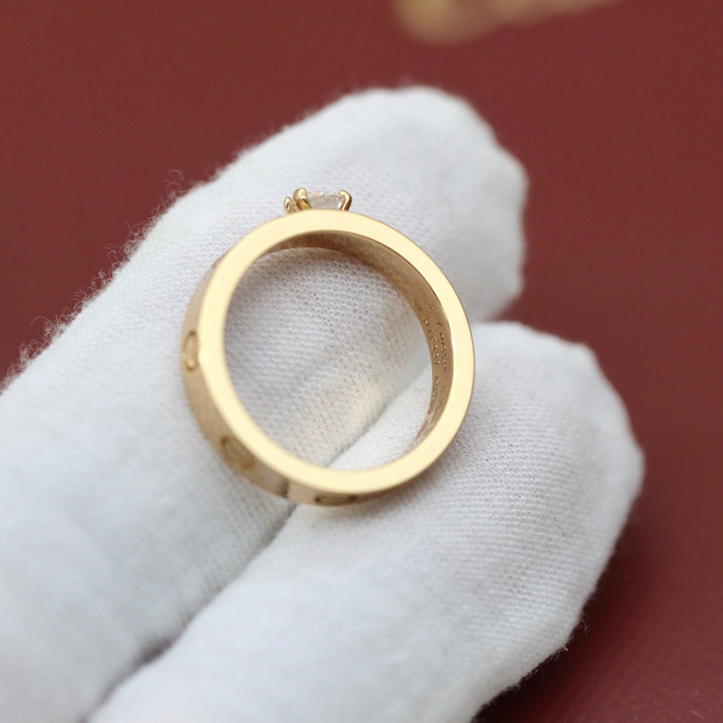 [ELAN LUXE]LOVE RING 3.6MM 1 BIG DIAMOND
