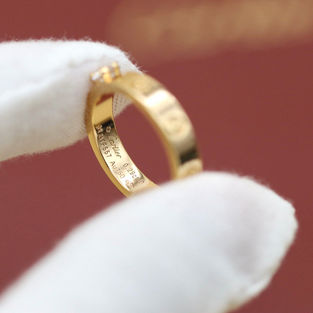 [ELAN LUXE]LOVE RING 3.6MM 1 BIG DIAMOND