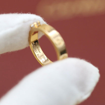 [ELAN LUXE]LOVE RING 3.6MM 1 BIG DIAMOND