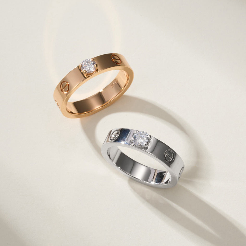 [ELAN LUXE]LOVE RING 3.6MM 1 BIG DIAMOND