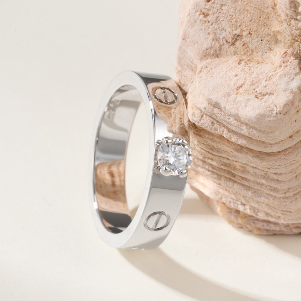 [ELAN LUXE]LOVE RING 3.6MM 1 BIG DIAMOND