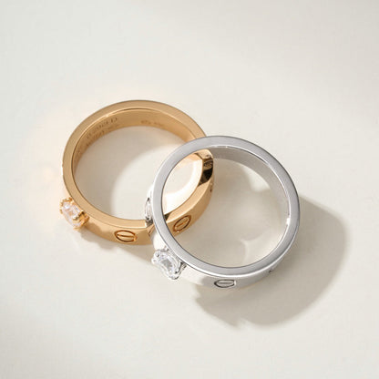 [ELAN LUXE]LOVE RING 3.6MM 1 BIG DIAMOND