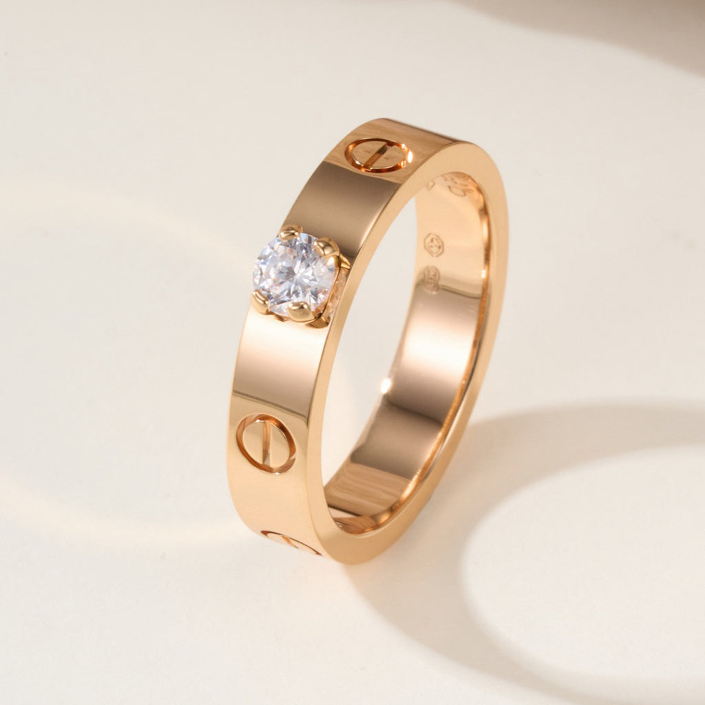 [ELAN LUXE]LOVE RING 3.6MM 1 BIG DIAMOND