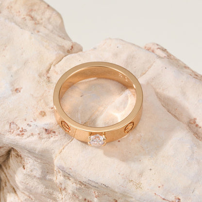 [ELAN LUXE]LOVE RING 3.6MM 1 BIG DIAMOND
