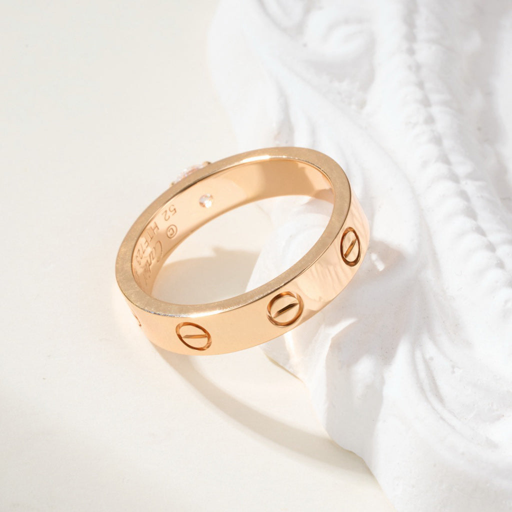 [ELAN LUXE]LOVE RING 3.6MM 1 BIG DIAMOND
