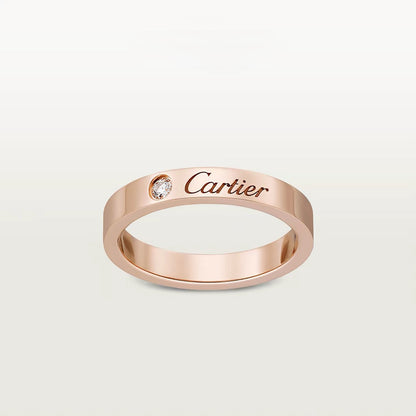 [ELAN LUXE]LOVE RING 4MM 1 DIAMOND