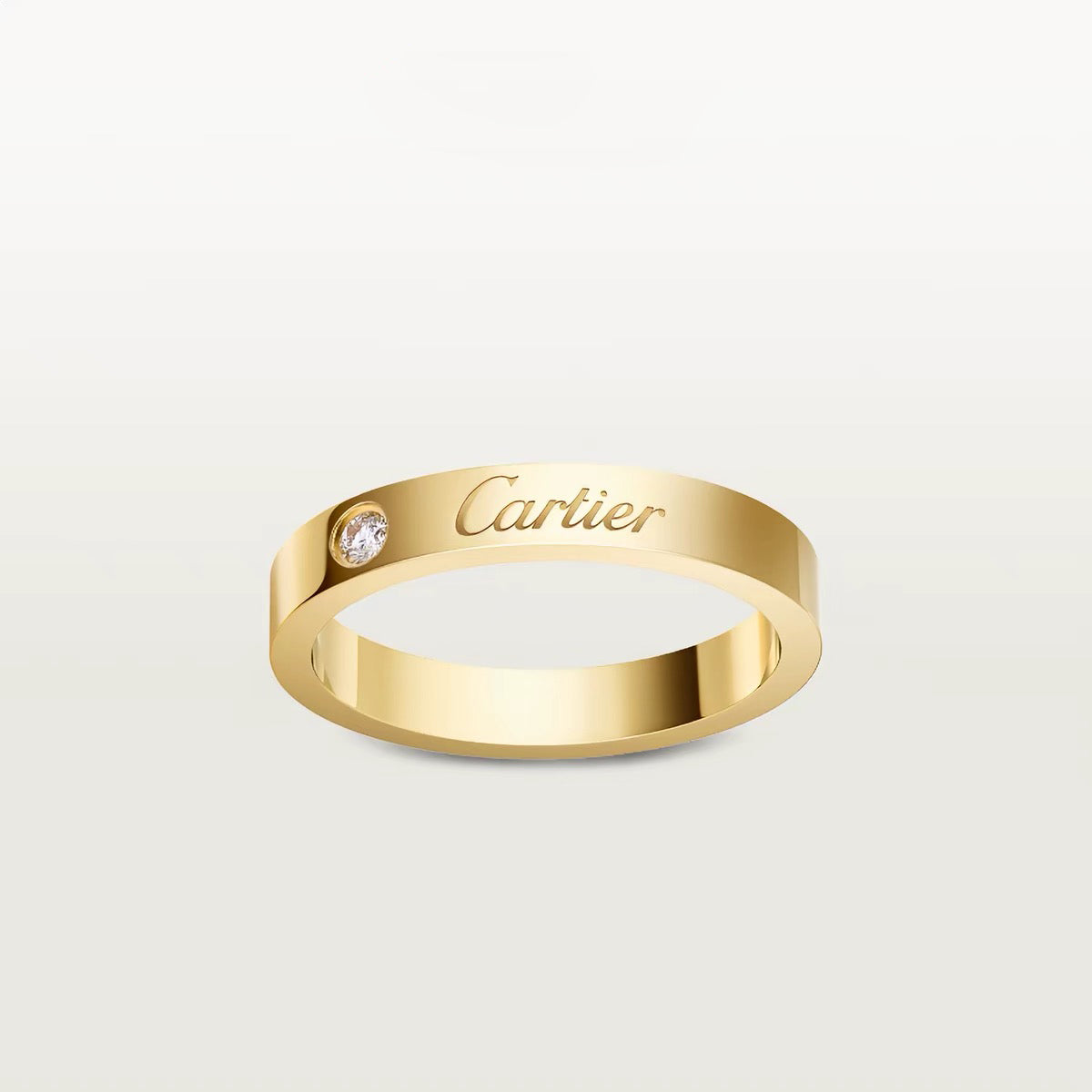 [ELAN LUXE]LOVE RING 4MM 1 DIAMOND