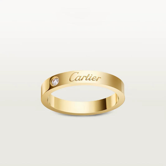[ELAN LUXE]LOVE RING 4MM 1 DIAMOND