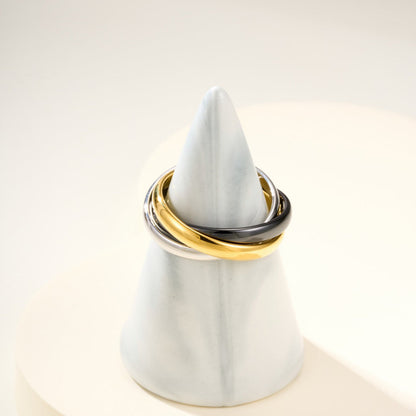 [ELAN LUXE]TRINITY 3.2MM RING BLACK CERAMIC