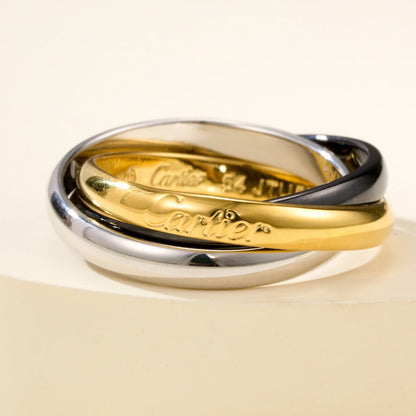 [ELAN LUXE]TRINITY 3.2MM RING BLACK CERAMIC