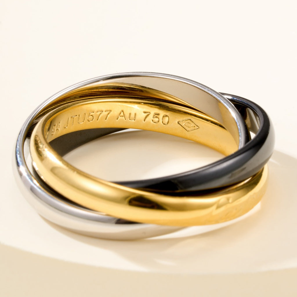 [ELAN LUXE]TRINITY 3.2MM RING BLACK CERAMIC