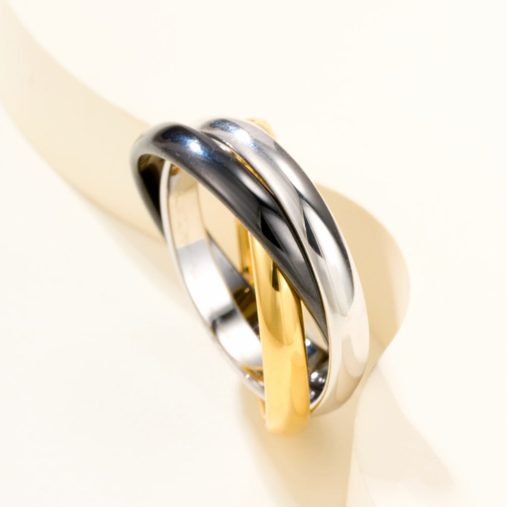[ELAN LUXE]TRINITY 3.2MM RING BLACK CERAMIC