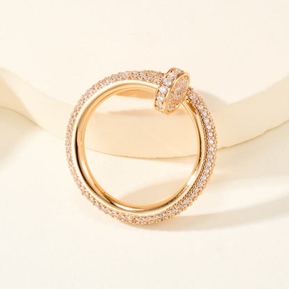[ELAN LUXE]JUSTE RING 2.6MM FULL DIAMOND