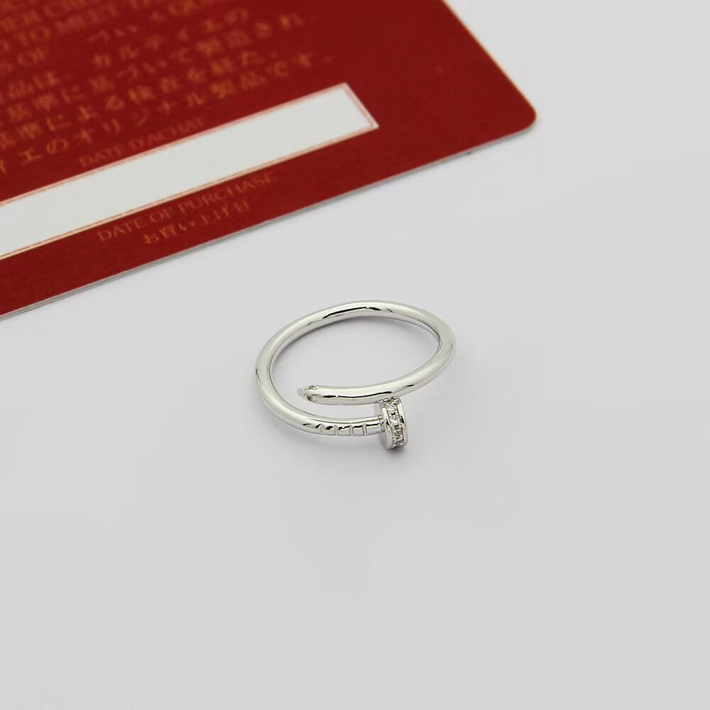 [ELAN LUXE]JUSTE 1.8MM HALF DIAMOND RING