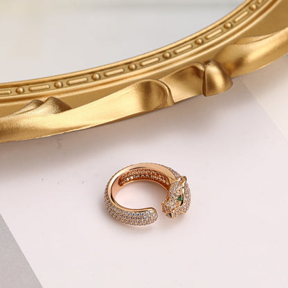 [ELAN LUXE]PANTHERE FULL DIAMOND SMALL RING