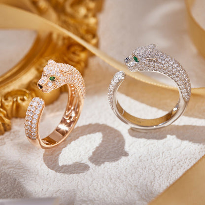 [ELAN LUXE]PANTHERE FULL DIAMOND SMALL RING