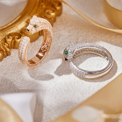 [ELAN LUXE]PANTHERE FULL DIAMOND SMALL RING