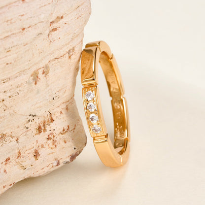[ELAN LUXE]MAILLON PANTHERE 4 DIAMOND RING
