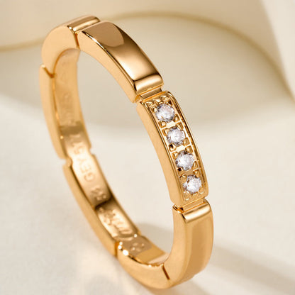 [ELAN LUXE]MAILLON PANTHERE 4 DIAMOND RING