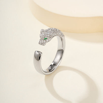 [ELAN LUXE]PANTHERE HALF DIAMOND SMALL RING