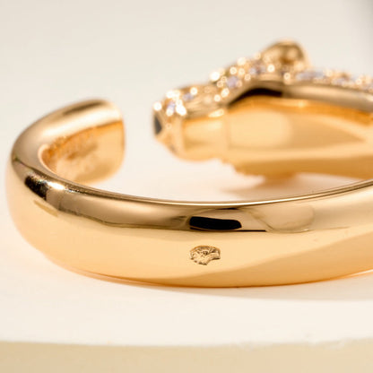 [ELAN LUXE]PANTHERE HALF DIAMOND SMALL RING