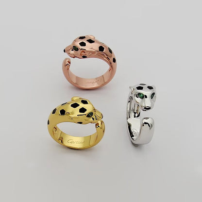 [ELAN LUXE]PANTHERE SPOTTED MEDIUM RING