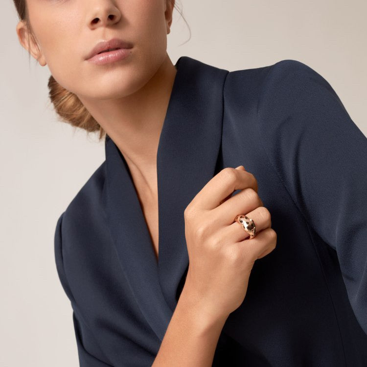 [ELAN LUXE]PANTHERE SPOTTED MEDIUM RING