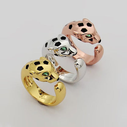 [ELAN LUXE]PANTHERE SPOTTED MEDIUM RING