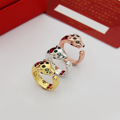 [ELAN LUXE]PANTHERE SPOTTED MEDIUM RING