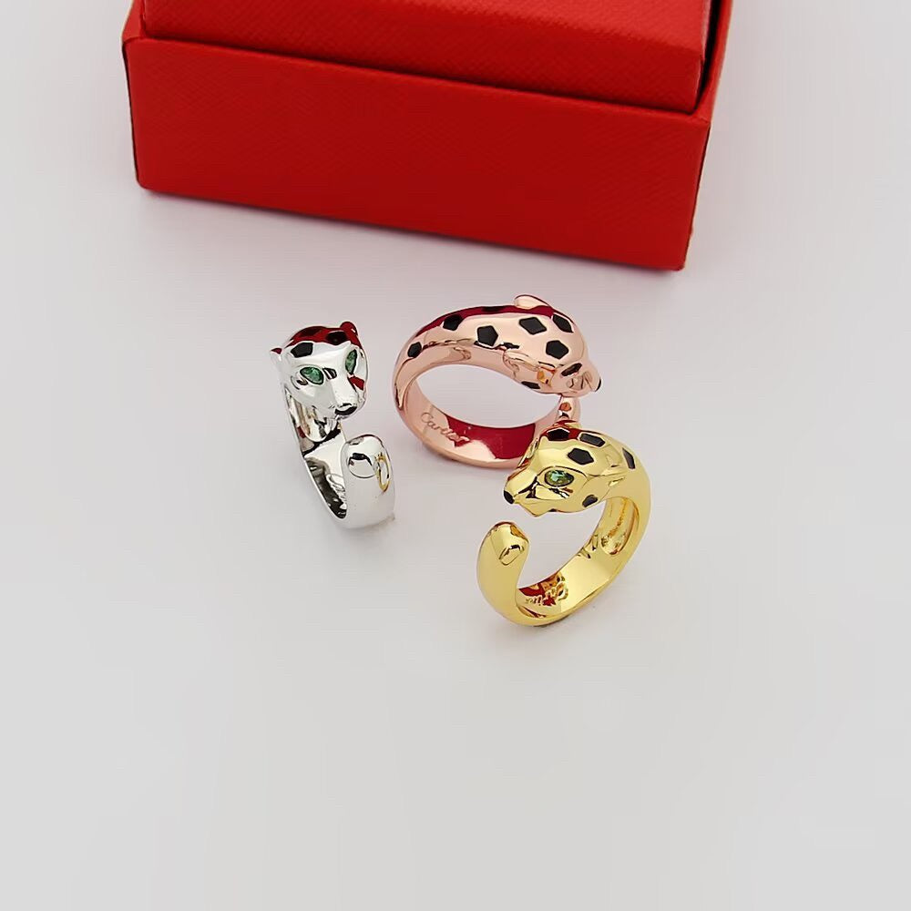 [ELAN LUXE]PANTHERE SPOTTED MEDIUM RING