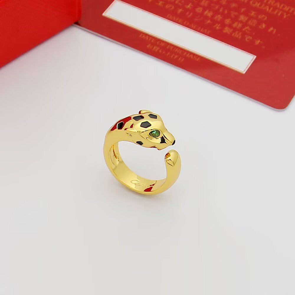 [ELAN LUXE]PANTHERE SPOTTED MEDIUM RING
