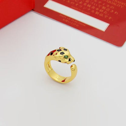 [ELAN LUXE]PANTHERE SPOTTED MEDIUM RING