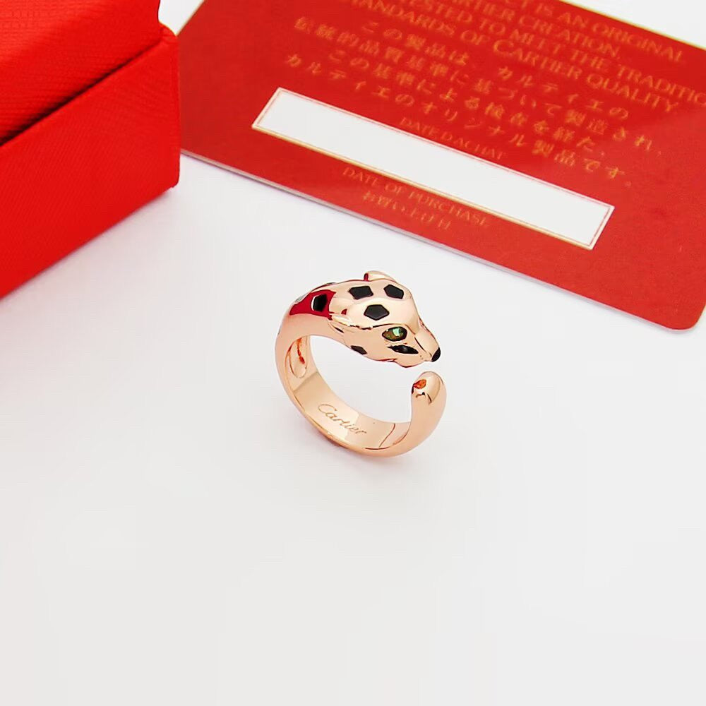 [ELAN LUXE]PANTHERE SPOTTED MEDIUM RING