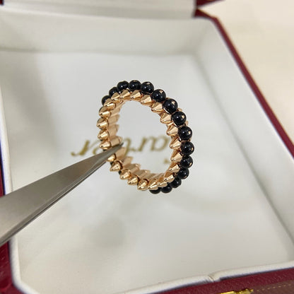 [ELAN LUXE]CLASH 7.9MM AGATE CHALCEDONY RING