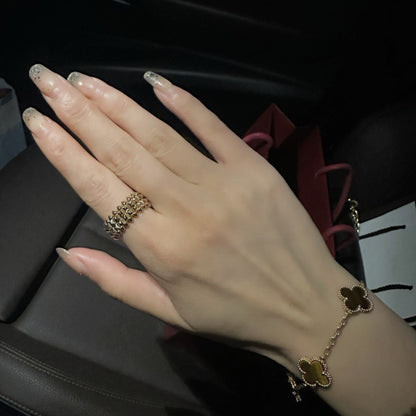 [ELAN LUXE]CLASH 9.2MM DOUBLE ROW RING