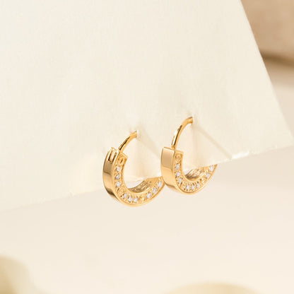 [ELAN LUXE]LOVE DIAMOND EARRINGS