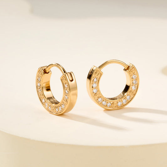 [ELAN LUXE]LOVE DIAMOND EARRINGS