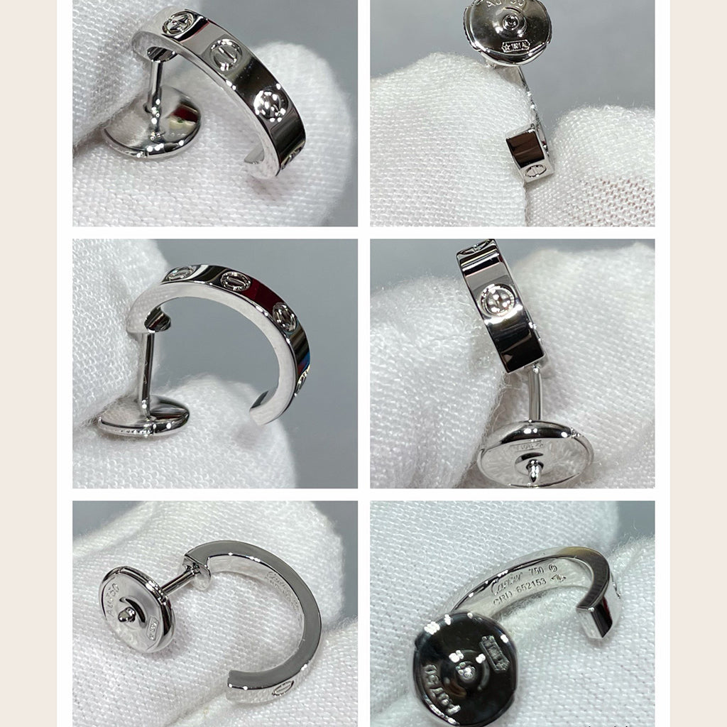 [ELAN LUXE]LOVE EARRINGS 2.65 MM NO DIAMOND SMALL