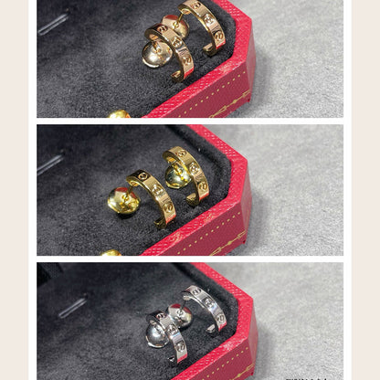[ELAN LUXE]LOVE EARRINGS 2.65 MM NO DIAMOND SMALL