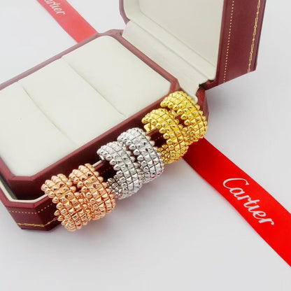 [ELAN LUXE]CLASH 9.2MM DOUBLE ROW EARRINGS