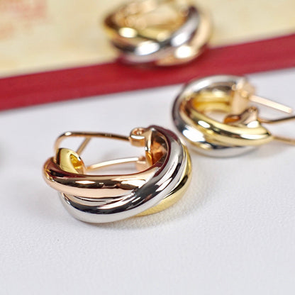 [ELAN LUXE]TRINITY ON DIAMOND CLASSIC EARRINGS
