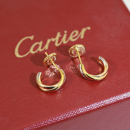 [ELAN LUXE]TRINITY ON DIAMOND MINI EARRINGS