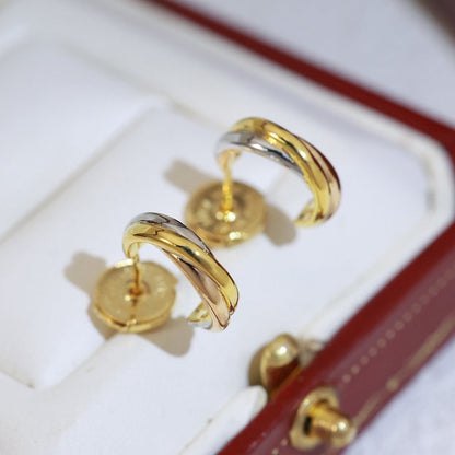 [ELAN LUXE]TRINITY ON DIAMOND MINI EARRINGS