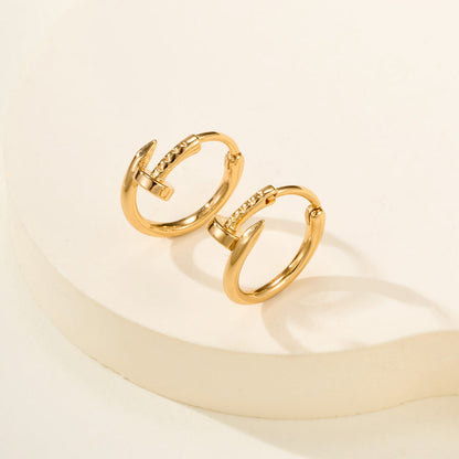 [ELAN LUXE]JUSTE NO DIAMOND MINI EARRINGS