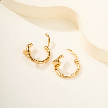 [ELAN LUXE]JUSTE NO DIAMOND MINI EARRINGS